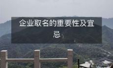 企业命名的重要性及取名宜忌:关于在起名上的重要性和需要避免的陷阱