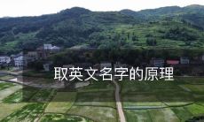 如何在选择英文名字时运用正确的原则和方法