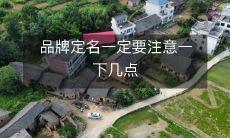 在品牌定名时，必须谨遵以下几点以确保取名成功