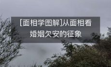 探究面相学中婚姻欠安的信号：用图解的形式分析面相学中的征兆
