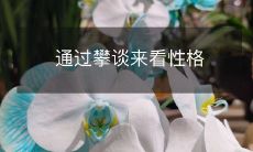 通过倾听交谈内容来洞察人的性格特点