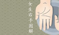 详细解析女性右手三条手纹的运势分析图示