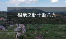 十断八九的相亲之卦,探讨如何在相亲中克服挫折,实现美好婚姻