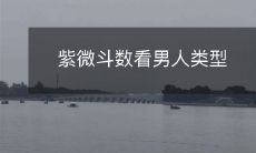 通过紫微斗数探讨男性性格类型及特征