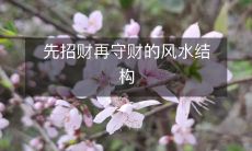 如何运用风水结构先招财后守财以获得财富和稳定财产的方法？