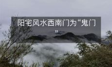 西南门成为“鬼门”——探讨阳宅风水中门的重要性与影响