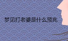 做梦打老婆的意义和预示:从梦境到现实,探讨婚姻和人际关系中的暴力问题!
