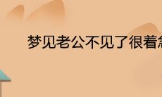 如果在梦中看到丈夫失踪引发的焦虑，这意味着什么？