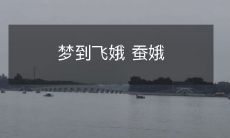 在梦中与仙女相会:飞娥与蚕娥的神奇旅程