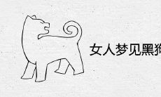 女人梦见黑狗什么预兆