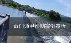 奇门遁甲预测实例赏析