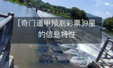 [奇门遁甲预测彩票]9星的信息特性