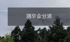 测卒业分派
