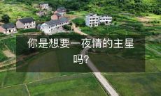 你是想要一夜情的主星吗？
