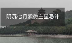 阴沉七月紫微主星忌讳