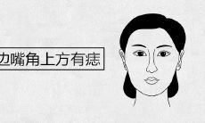 女人左边嘴角上方有痣