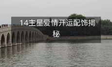 14主星爱情开运配饰揭秘