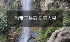 当帝王星碰见丽人星