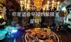 你是适合早婚的紫微主星吗？