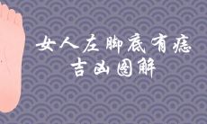 女人左脚底有痣全图解吉凶介绍