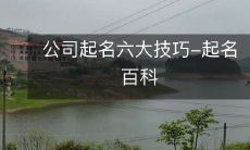 公司起名六大技巧-起名百科