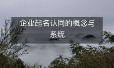 企业起名认同的概念与系统