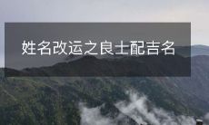 姓名改运之良士配吉名