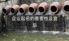 企业起名的重要性及宜忌