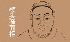 额头窄面相图解与命运解析