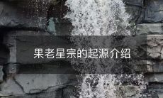 果老星宗的起源介绍