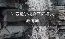 "变数"抉择了同名未必同命