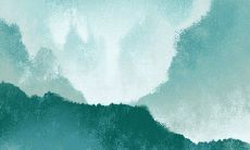 属兔人沙发背景墙挂什么画好 聚宝盆山水画