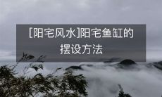 [阳宅风水]阳宅鱼缸的摆设方法