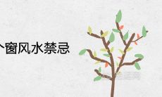 一个房间2个窗风水禁忌有哪些