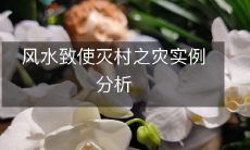 风水致使灭村之灾实例分析