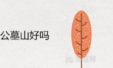 小区后面有公墓山好吗 墓园附近的楼盘能买吗