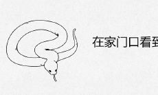 在家门口看到蛇好不好 是什么预兆
