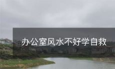 办公室风水不好学自救