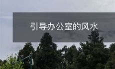 引导办公室的风水