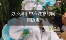 办公风水中应注意的问题隐患