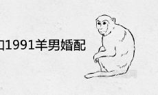 1992猴女和1991羊男婚配好不好 婚姻配对合适吗