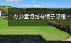 办公室切勿有镜子照耀