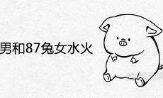 83年猪男和87兔女水火不容吗 婚姻相配合不合