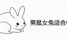 男鼠女兔适合做夫妻吗 能不能在一起