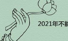 2021年不能动针线的日子