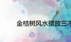 金桔树风水摆放三不要是什么意思 有哪些禁忌讲究