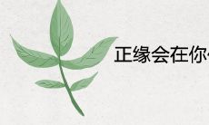 正缘会在你什么情况下出现 命定之人出现的征兆