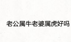 老公属牛老婆属虎好吗 夫妻结婚合不合