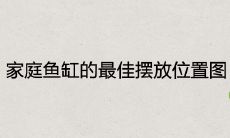 家庭鱼缸的最佳摆放位置图解 放在什么地方招财风水好