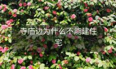 寺庙边为什么不能建住宅